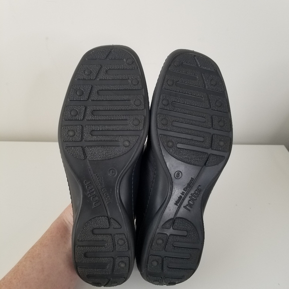 Hotter Navy Blue Suede Upper Slip on Shoes Buckle Front Size 8 Comfort Casual - Picture 5 of 11